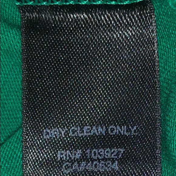 🔴 Marc by Marc Jacobs green sleeveless front ruffle x-ray top XS - Picture 6 of 7